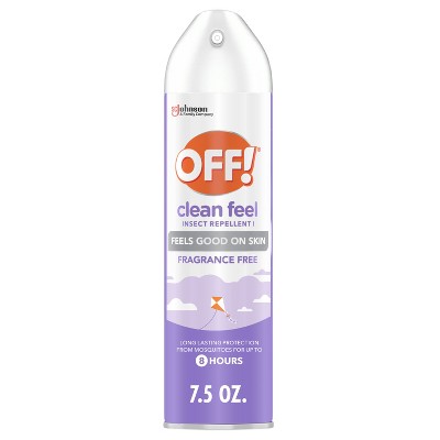 OFF! Clean Feel Mosquito Repellent Picaridin Deet Free Bug Spray - 7.5oz