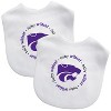 BabyFanatic Officially Licensed Unisex Baby Bibs 2 Pack - NCAA Kansas State Wildcats - 2 of 3