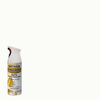 Rust-oleum Universal Spray Paint Matte Farmhouse White: Interior ...