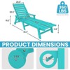 HYLEORY 5-Level Adjustment Outdoor Leisure Lounge Chair - 4 of 4