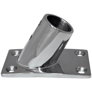 Whitecap Stainless Steel Rectangular Base Boat Equipment 6042C - 1 of 1