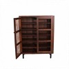 6-Tier Shoe Cabinet with Louvered Doors & Adjustable Shelves, 33.5" Modern Entryway Organizer for Hallway Living Room-3irtyhousy - 3 of 4