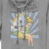 Juniors Womens Peter Pan Tinker Bell Magic is Real Tarot Card Cowl Neck Sweatshirt - 2 of 4