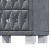 NicBex Modern Nightstand with Drawers,Velvet Bedside Table with Crystal Knobs,Night Stand with Button-Tufted,Side Table for Bedroom,Living Room - 4 of 4