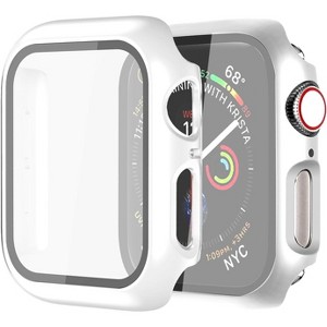 Entronix Case Compatible with iWatch Series 6/5/4/SE (3rd/2nd/1st Gen), 40mm - Hard Cover w/ Built-In Screen Protector - 1 of 4