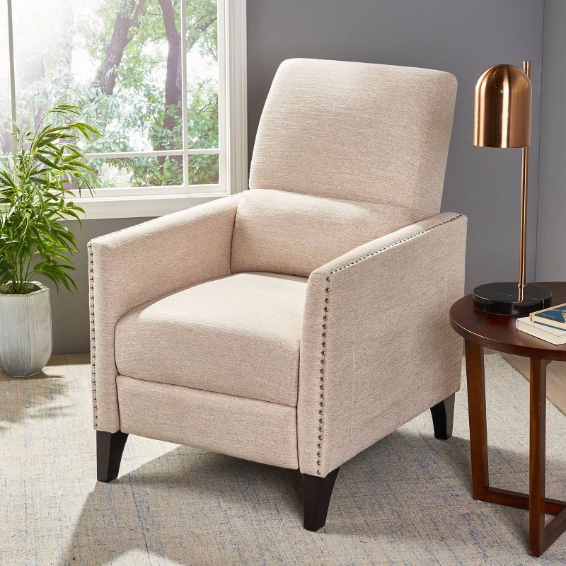 Alscot Contemporary Push Back Recliner - Christopher Knight Home, 3 of 8
