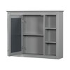 Chery Life 35'' x 27.5'' Wall Mounted Storage Cabinet, Modern Bathroom Wall Cabinet with Mirror - 4 of 4