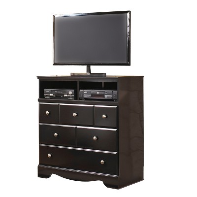 target black dresser