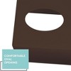 Dwellza Home Square Plastic Decorative Facial Tissue Box Cover Fits Any Vanity Countertop, Bedroom Dresser, Office, Or Bathroom Decor - 3 of 4