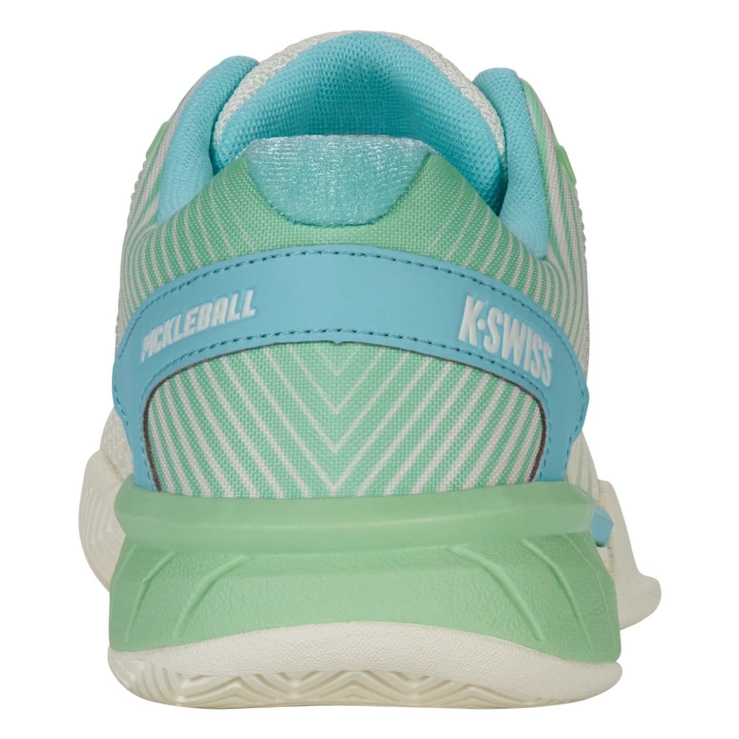 Женские кроссовки K-Swiss Express Light Pickleball Shoe (Egret/Patina Green), цвет: Зелёный — фото 4