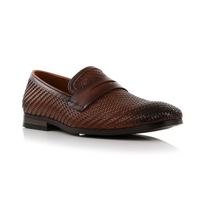 woven cognac