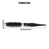 Unique Bargains Nano Thermal Ceramic Round Hair Brush Black 0.79" 1 Pc - 4 of 4