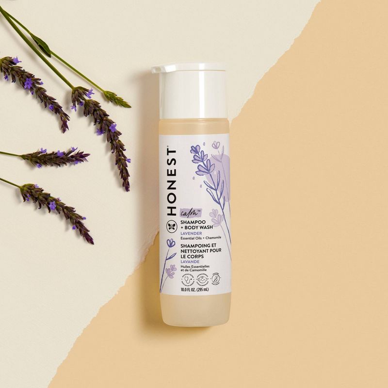 The Honest Company Calm Shampoo + Body Wash - Lavender - 10 fl oz, 5 of 13