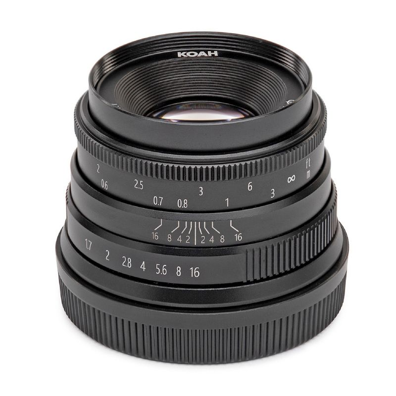 Koah Artisans Series 35mm f/1.7 Manual Focus Lens for Micro Four Thirds (Black), 2 of 4