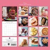 2026 Square Wall Calendar, Baking, 16-Month Food Theme, 180 Reminder Stickers (12x12 In) - 4 of 4