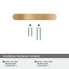 Amerock Rift 3 Inch Center-to-Center Pull for Cabinets, Drawers, and Furniture - 3 of 4