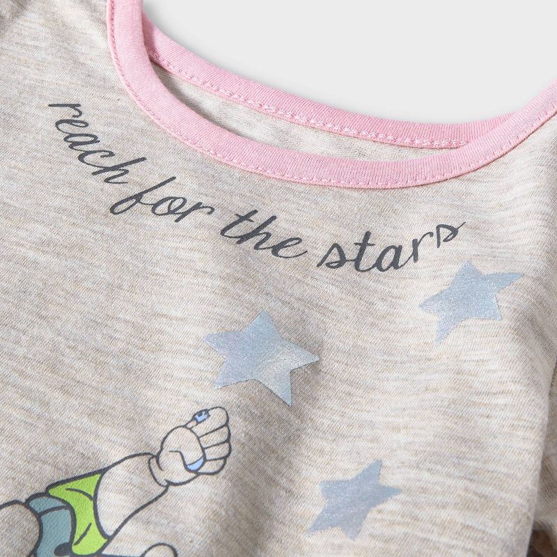 Toddler Girls' 3pk Short Sleeve Toy Story T-Shirt - Pink, 3 of 6