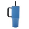 Disney Stitch Face 40 Oz Blue Stainless Steel Tumbler with Handle - 3 of 4