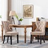 WestinTrends  Velvet Upholstered Tufted Dining Chairs (Set of 2) - 2 of 4