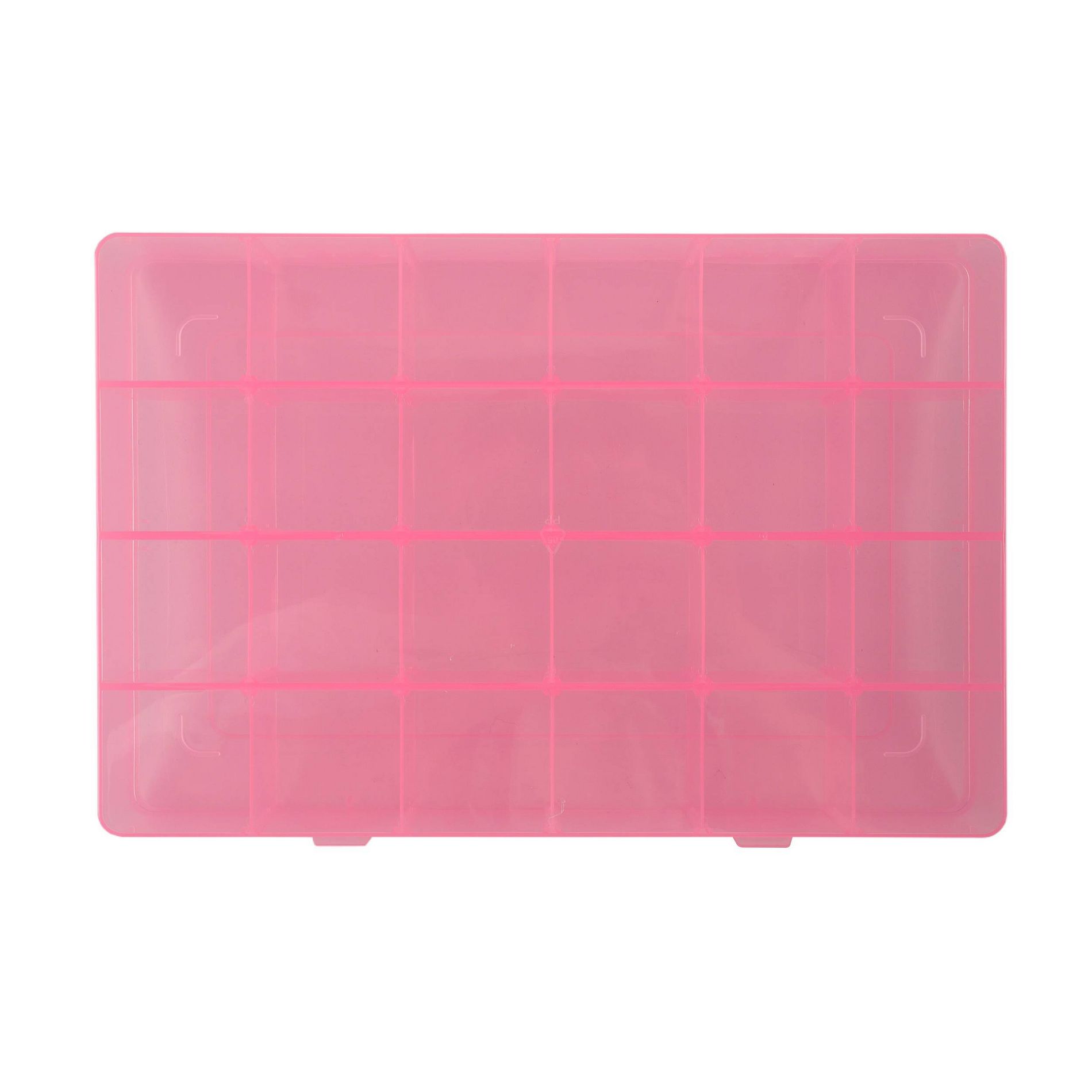 Cook With Color Snack Box with Adjustable Dividers Pink