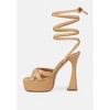 Splitsoul Lace Up High Platform Sandal Women - 3 of 4