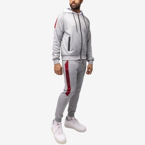 CULTURA Men's Zip Up Hoodie Track Suit - 1 of 4