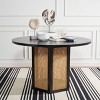 Danez Cane Dining Table - DTB2100D - Black/Natural - Safavieh - 2 of 4