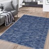 Living Room Rug Washable Area Rugs for Living Room  Modern Solid Textured Bedroom Rug No-Shedding, Stain Resistant, Foldable Contemporary Indoor Rugs - 2 of 4