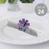 Big Dot of Happiness Through the Decades - 50s, 60s, 70s, 80s, and 90s Party Paper Napkin Holder - Napkin Rings - Set of 24 - 2 of 4