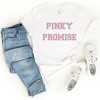 Simply Sage Market Pinky Promise Short Sleeve Tee - M - White - 3 of 4