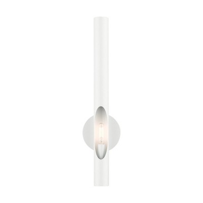 Livex Lighting Acra 1 - Light Wall Light in  Shiny White