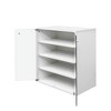 KWPZQEB Shoe Storage Boxes Organizers, Wooden Stackable with Light & Glass Door, Shoe Rack Toy Storage Organizer Bins for Entryway - 4 of 4