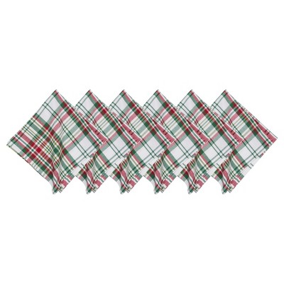 C&F Home Joel Plaid Napkin S/6