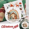 Christmas Nativity Scene Ornaments - Religious Christmas Ornaments 2025, Jesus for Xmas Tree Ceramic Hanging Decorations - 3 of 4