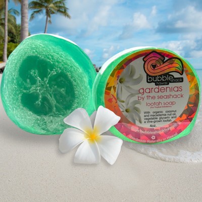 MADE IN HAWAII, Gardenias by the Seashack Loofah Soap