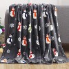 Lomsoe Super Soft Christmas Prints Flannel Blanket, Holiday Theme Home Decor Fuzzy Warm and Cozy Throws for Winter Bedding. - 2 of 4