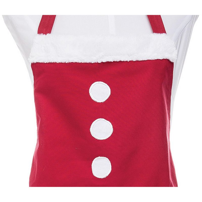 C&F Home Santa Suit with Candy Cane Strips Cotton Cooking Apron, One Size Fits Most, 29 x 34", 2 of 5