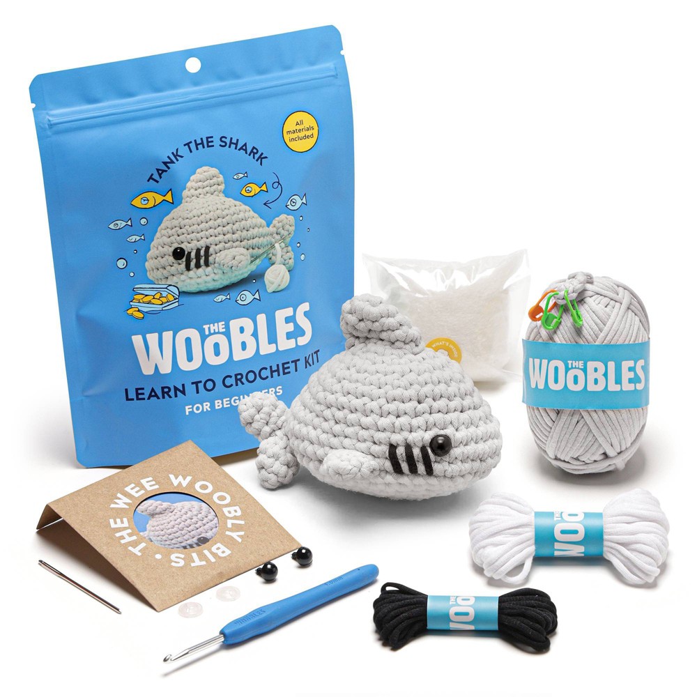 The Woobles Tank the Shark Crochet Kit
