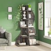 KTMBDW 5 Tier Bookshelf, Bookcase with Open Storage, Modern Tall Bookshelves Organizer, Floor Standing Book Shelf for Bedroom, Living Room,Home Office - 3 of 4