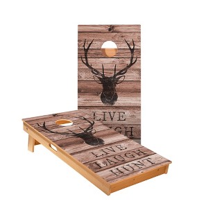 Live Laugh Hunt Cornhole Boards - ACA Star Series - 1 of 3