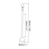 Unique Bargains Retractable Coil Springs Keychain 3 Pcs - 2 of 4