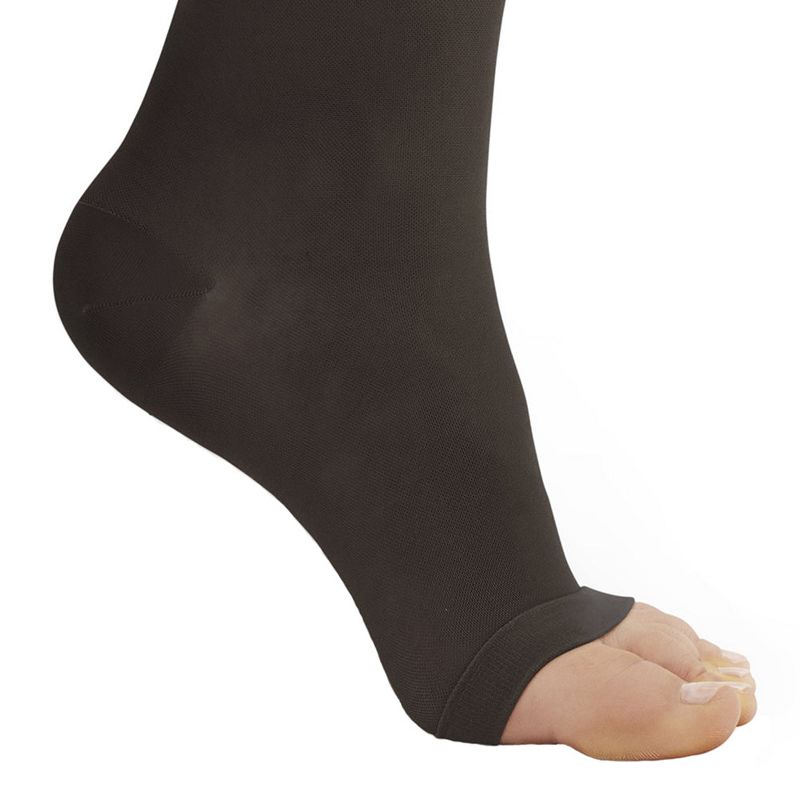 Ames Walker AW Style 41 Women's Sheer Support Open Toe 15-20 mmHg Compression Knee Highs, 2 of 5