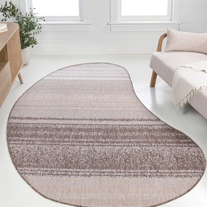 JONATHAN Y Evan Modern Rustic Organic Curve Indoor/Outdoor Area Rug - 1 of 4