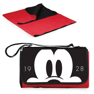 Picnic Time Disney Mickey Mouse Blanket Tote Outdoor Picnic Blanket - Red