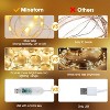 FAAYFIAN 300-LED USB Fairy Curtain Lights, Dimmable 8-Mode String Lights with Remote and Timer for Bedroom Wall & Christmas Party - 3 of 4