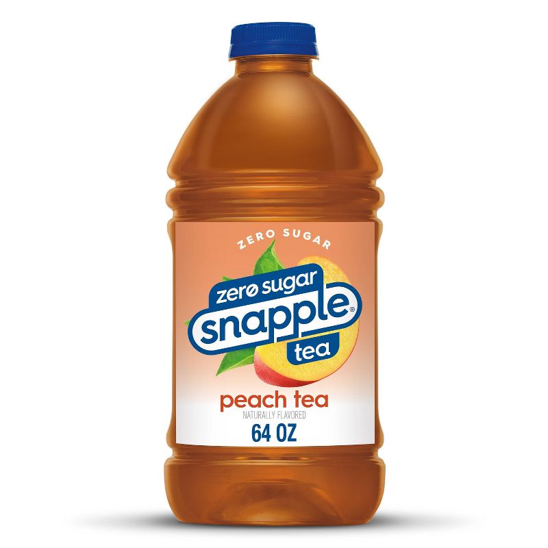Snapple Zero Sugar Peach Tea - 64 fl oz Bottle, 1 of 7