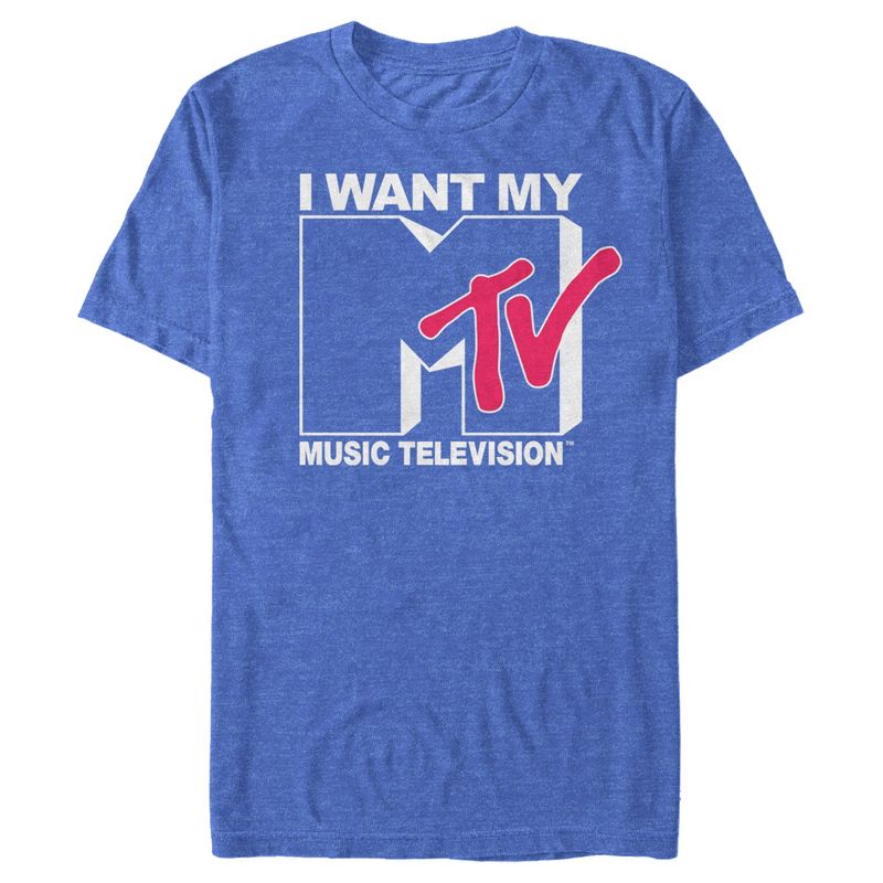 Men's MTV I Want My Music Television T-Shirt, 1 of 5