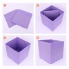 REGALWOVEN Fabric Reinforced Storage Bin for Organizing Clothes Books 2 Pcs - 3 of 4