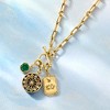 Ross-Simons 18kt Gold Over Sterling Charm-Compatible Paper Clip Link Toggle Necklace - 4 of 4