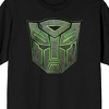 Transformers Rise Of The Beasts Autobots Crest Crew Neck Short Sleeve Men's Black T-shirt - 2 of 3